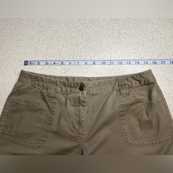 Style & Co Tie-Hem Cargo Capri Pants Size 8 - Picture 3 of 10